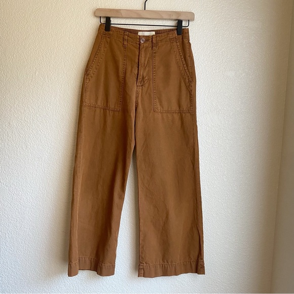 The Great. Ranger Utility Pants in Rust Cropped - Picture 3 of 11